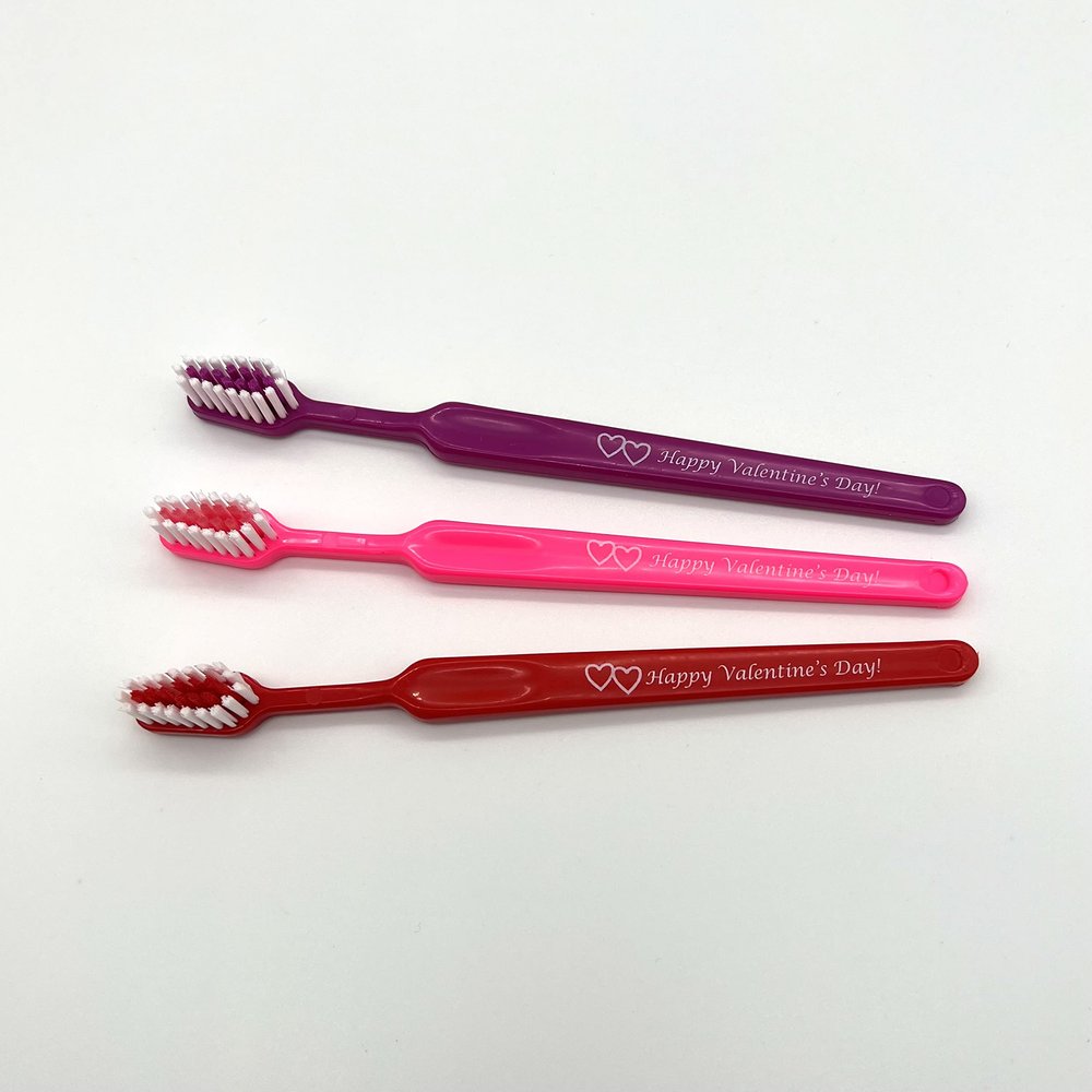 Tess Oral Health Valentine Toothbrush Child (72 Count)
