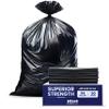 Plasticplace 56 Gallon Trash Bags  2.0 Mil  Black Heavy Duty Liners, Fits Glutton Garbage Can  43 x 46 (50 Count) view 1