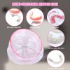 DIDATOOL Denture Box Leak-Proof Dental Retainer Case, Portable Denture Bath with Mirror, Removal Tool and Extra Storage Layer, Denture Case Perfect for Traveling and Daily Use (Pink) view 3