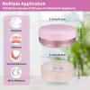 DIDATOOL Denture Box Leak-Proof Dental Retainer Case, Portable Denture Bath with Mirror, Removal Tool and Extra Storage Layer, Denture Case Perfect for Traveling and Daily Use (Pink) view 4