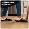 Dirt Devil Cleaning Slippers, Detachable and Washable Microfiber Dusting Shoes, For Hard Floors and Baseboards, Mop Slippers for Floor Cleaning and Dusting view 3