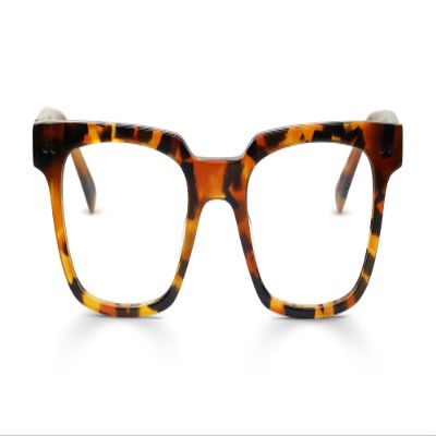 eyebobs In Cahoots Premium Reading Glasses for Women and Men | Square Average-Size Reading Glasses | Caramel Tortoise Front and Temples | 1.50