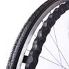 DIBAKO Wheelchair Replacement Wheel Assembly 20" 22" 24", Aluminum Alloy Wheelchair Rear Wheel, Non-Pneumatic Solid Tires, Wheelchair Wheels Replacement with Bearing (Color : 24inch, Size : 1PCS) view 3