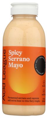 Acid League, Mayo Spicy Serrano, 12 Fl Oz