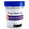 Accurate Urine Drug Test Kit - 6 Panel at Home Drug Test Cup with Clicker & Temperature Strip - CLIA Waived, 510k Cleared with SAMHSA Cutoff Levels [25 Test Cups] view 1