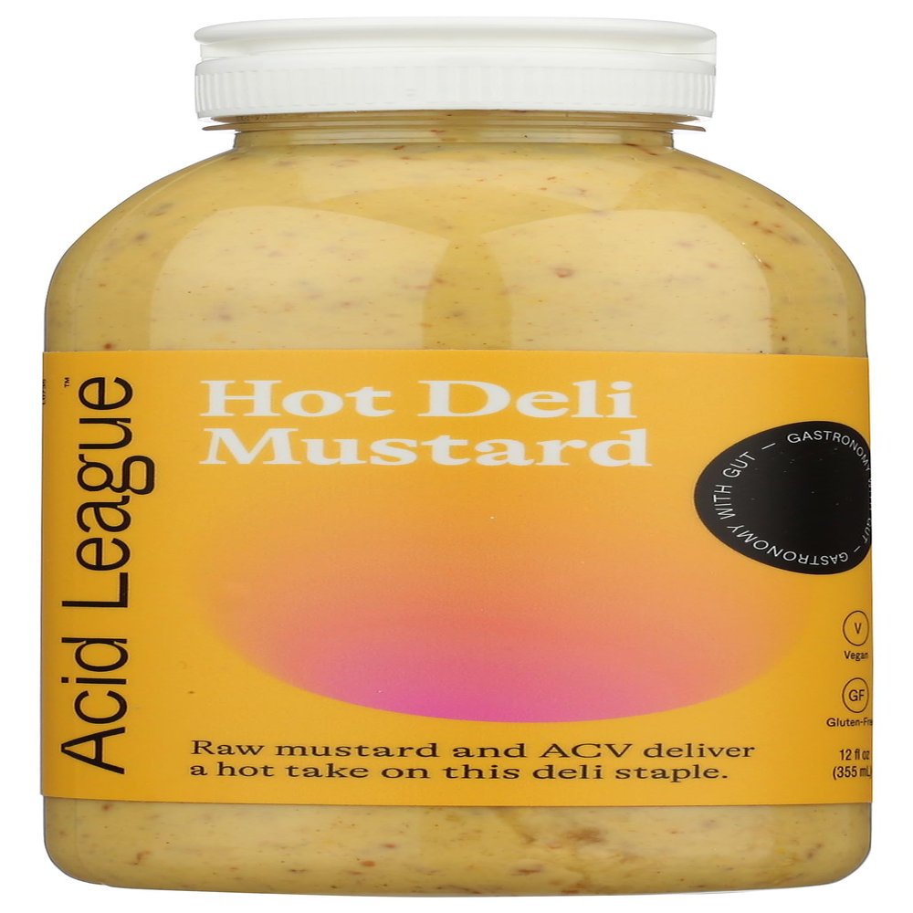 Acid League, Mustard Hot Deli, 12 Fl Oz
