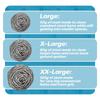12 Pack Stainless Steel Scourers by Scrub It  Steel Wool Scrubber Pad Used for Dishes, Pots, Pans, and Ovens. Easy scouring for Tough Kitchen Cleaning. (X Large (80 gram)) view 3