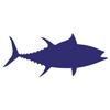 Bigeye Tuna Fish (6" x 2.5", Purple) view 1