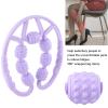 Dioche Cellulite Massage Roller, U Shape Point 7 Wheel Handheld Massage Roller Deep Tissue Massage Tool for Thigh Calves Leg Arms Relieve Muscle Soreness view 3