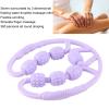 Dioche Cellulite Massage Roller, U Shape Point 7 Wheel Handheld Massage Roller Deep Tissue Massage Tool for Thigh Calves Leg Arms Relieve Muscle Soreness view 4