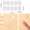 SNMMIFER Ear Lobe Tape/Invisible Ear Lobe Support Patch for Heavy Earrings Invisible Waterproof Stickers for Heavy Earrings Earring Lift Patches for Long Time Wearing Earrings Protect Healthy (50) view 4