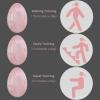 Drilled Yoni Egg Set Natural Rose Quartz Jade Eggs for Kegel Exercise Exercise Crystal Ball,Rose Quartz Eggs view 3