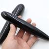 18CM Natural Black Obsidian Yoni Wands Gemstone Crafts Wand Massage Stone Ornament Jade Wand,Small view 1