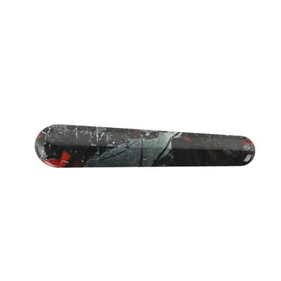 AOWNE Rose Quartz Yoni Wand Real White Crystal Massage Wand Obsidian Yoni Stick Natural Stone Massage Massager,Blooded Stone