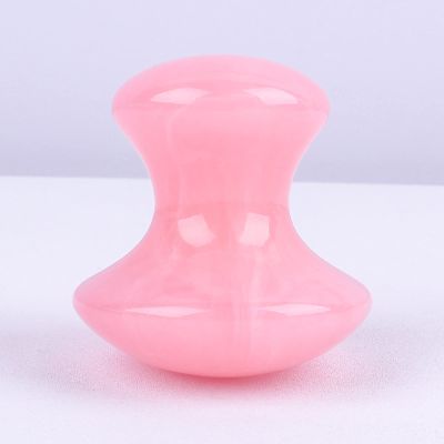 AOWNE Natural Rose Quartz Jade Massage Stone Massager Gua Sha Board Tool,Pink