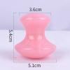 AOWNE Natural Rose Quartz Jade Massage Stone Massager Gua Sha Board Tool,Green view 2