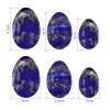 AOWNE Lapis Lazuli Yoni Egg Massage Ball Jade Eggs for Women Kegel Exercise Natural Jade Stone Massage Ball,Drilled Egg with Box view 2