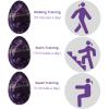 3Pcs Set Natural Amethyst Yoni Egg Women Kegel Exercise Jade Egg Ball Kegel Crystal Egg,Drilled Egg with Box view 2
