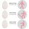 AOWNE Natural White Jade Yoni Egg Set Kegel Jade Eggs Jade Egg Kegel Exerciser Yoni Massage Ball,Undrilled Eggs view 3