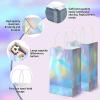 30 Pcs Iridescent Gift Bags Bulk Holographic Party Favor Bag with Handle 8.3 x 5 x 3.2 in Glossy Paper Candy Goodie Flower Handbag for Kpop Disco Wedding Bridal Birthday Graduation Party Supplies view 3