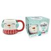TRTSCH - Wintertasse Schneemann gro: Kaffeetasse Teetasse Geschenkidee Geschenk Tasse Winter Schneemann view 1