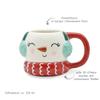 TRTSCH - Wintertasse Schneemann gro: Kaffeetasse Teetasse Geschenkidee Geschenk Tasse Winter Schneemann view 3