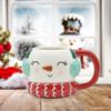 TRTSCH - Wintertasse Schneemann gro: Kaffeetasse Teetasse Geschenkidee Geschenk Tasse Winter Schneemann view 4