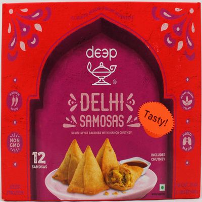 Deep - Delhi Samosa with Chutney 24Oz
