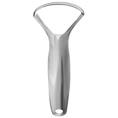 Aaram Tongue Cleaner, Tongue Scraper Cure Bad Breath, Medical Grade, Stainless Steel Tongue Cleaner, Hygienic Tongue Scraper for Adults and Kids Fresher Breath Tongue Cleaner, Silver (1 Pc) 20 Grams