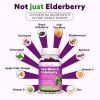 2 Pack Elderberry Gummies with Sea Moss, Extra Strength Elderberry with Vitamin C, Zinc for Immune Support for Adults, Kids, Women & Men, Blueberry Flavor 120Cts view 2