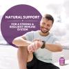 2 Pack Elderberry Gummies with Sea Moss, Extra Strength Elderberry with Vitamin C, Zinc for Immune Support for Adults, Kids, Women & Men, Blueberry Flavor 120Cts view 4
