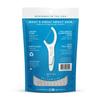 Grin Dental Floss |3 Packs of 60 (Double Twice The Clean Deux Fois Plus Propre), White, Total: 180, 1.0 Foot, 0.18 pounds view 2
