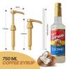 Coffee Syrup Variety Pack - Blue Raspberry and Coconut Syrup for Coffee with 2 Syrup Pump Dispenser Compatible with 25.4 Ounces Syrup Bottle view 4