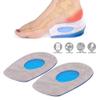 3Pair Insert Heel, Up Insole Shoe Foot Care Pad Damping Antalgic Soft Silicone All Day Shock Absorption and Cushioning to Relieve Heel Discomfort(Men's TPE Heel pad) view 2