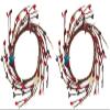 Americana Patriotic Pip Ring with Tin Stars | 2 PC | 6 inch with 3.5 inch Center view 1