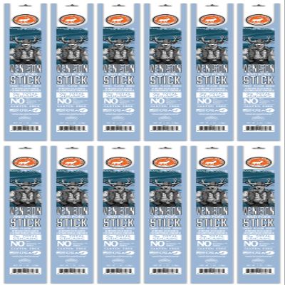 PEARSON RANCH Venison Meat Sticks 1 Ounce Venison Jerky Sticks Pack of 12 - Exotic Meat, Low-Carb, Gluten-Free, MSG-Free, High Protein, Paleo and Keto Friendly, Game Meat Sticks