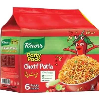 Knorr Chatpata Noodles 396 G Party Pack (Pack of 6)_AB