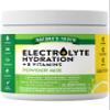 Nature's Truth Electrolytes Powder | No Sugar | with B Vitamins | Refreshing Lemon Flavor | Vegan, Non-GMO & Gluten Free Supplement for Hydration view 1