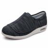 Women Wide Width Elderly Shoes,Extended Widths Lightweight Walking Sneakers Adjustable Strap Easy On/Off Men 9/Women 10 view 1