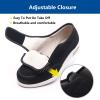 Men's Wide Width Shoes with Adjustable Closure Lightweight,Removable Memory Foam Insoles Lightweight for Diabetic Edema Plantar Fasciitis Men 7/Women 8 view 4