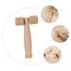 DOITOOL 3pcs Massage Roller for Face and Neck Wooden Design for Relaxation and Muscle Relief Portable Two- Massage Tool Home Travel Use view 3