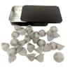 30 Pcs Pipe Screens 0.5inch-0.63inch (1/2-5/8) Stainless Steel Conical Design Bowl Screen Filters with Metal Box. AdjustableSize view 1