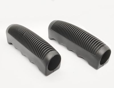 Handle Grips for Wheelchair and Transport chair.Handgrip,Handle Grip,Push Handle, Ergonomic,(HD Bariatric Wheelchair )Inner Dia 7/8 Inch,TRHG,Wheelchair Universal Replacement Parts (1Pair,Black)