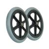 161.75, 16 Inch Replacement Rear Wheels, Manual Wheelchair Accessories, Non-Pneumatic Solid Tires, 1 Pair view 1