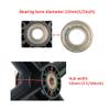161.75, 16 Inch Replacement Rear Wheels, Manual Wheelchair Accessories, Non-Pneumatic Solid Tires, 1 Pair view 3