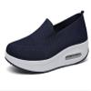 2023 New Air Cushion Orthopedic Shoes,Mesh up Stretch Platform Casual Walking Shoes,Women's Orthopedic Sneakers,Orthopedic Stretch Shoes for Women Arch Support (Blue, 6.5-737) view 1