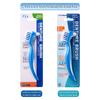 2 Pack Denture Clean Toothbrush for Denture Care Tool w/Multi Layered Ordinary or Hard Bristles Dual Bristle for False Teeth Superb Total Cleaning view 2