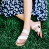 WCXTY Ladies Bunion Corrector Flip Flops,Casual Lightweight Orthopedic Beach Sandals for Womens,Strappy Comfy Soft Plantar Fasciitis Slippers,for Hallux Valgus/Arch of Foot (Color : White, Size : 5) view 3