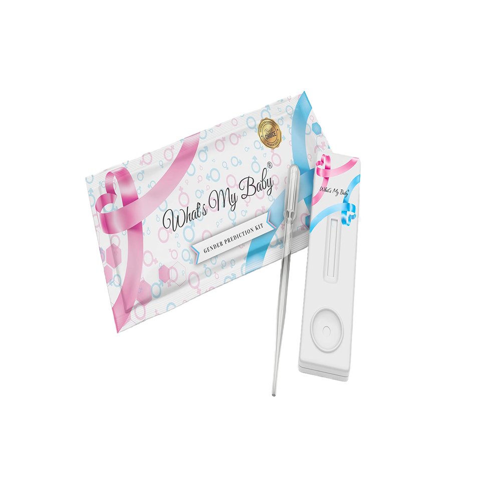 Whats My Baby Early Gender Prediction Test - Reveal if Your Baby is a Girl or Boy from 5 Weeks - Instant Results - Early Pregnancy Test Kit