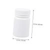 60 pcs Medicine Bottle Storage Holder Pill Capsules Empty Round Container with lid Refillable Bottle. Empty Bottles White polyethylene view 4